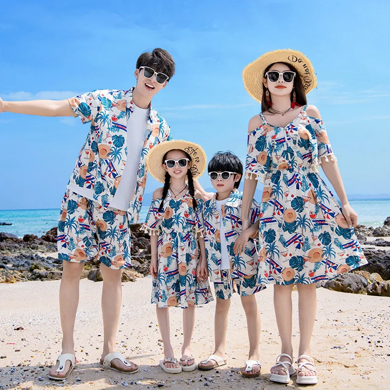 Plant Parent Clothing - 휴가룩 가족 의류 엄마 딸 리조트