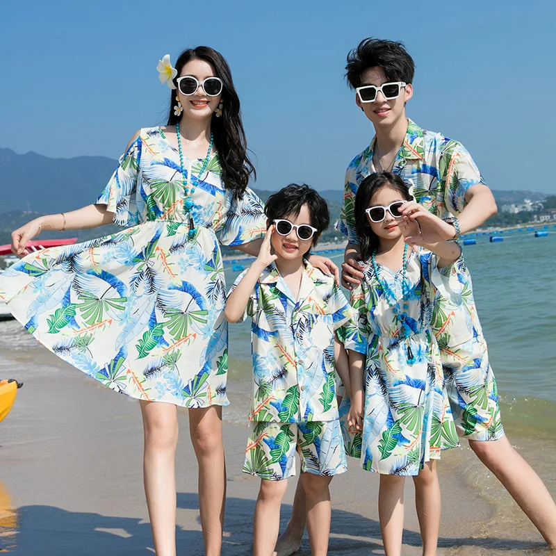Plant Parent Clothing - 휴가 커플 룩 부모-자식 옷 해변