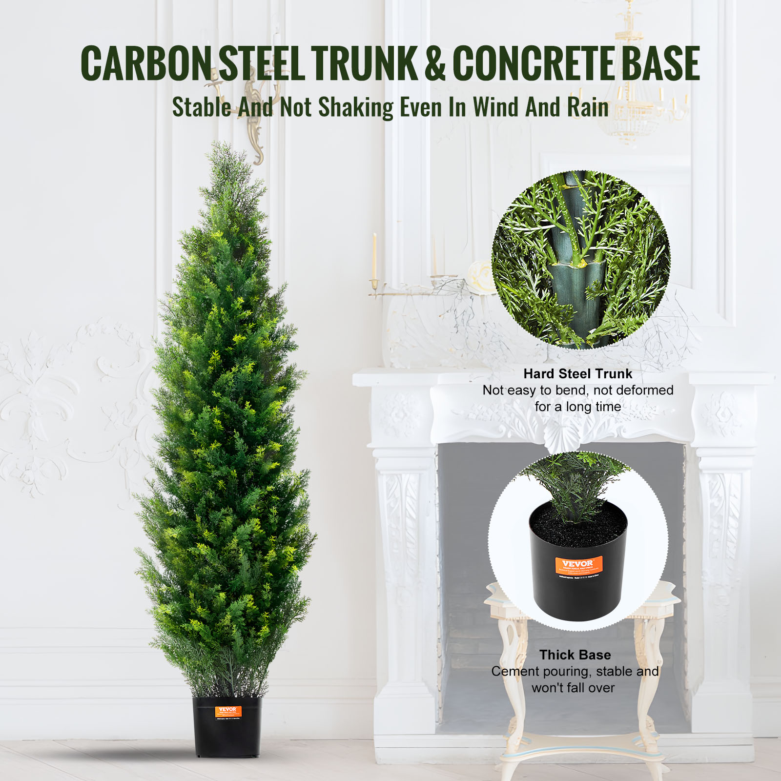 SucceBuy 인공 삼나무 토피어리 나무 상록수 가짜 - Fiddle Leaf Fig 리뷰 및 가격
