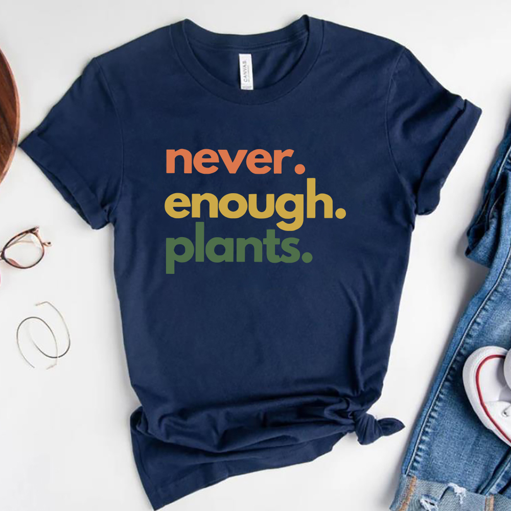 Never Enough Plants 셔츠 레트로 플랜트 - Plant Parenthood 리뷰 및 가격