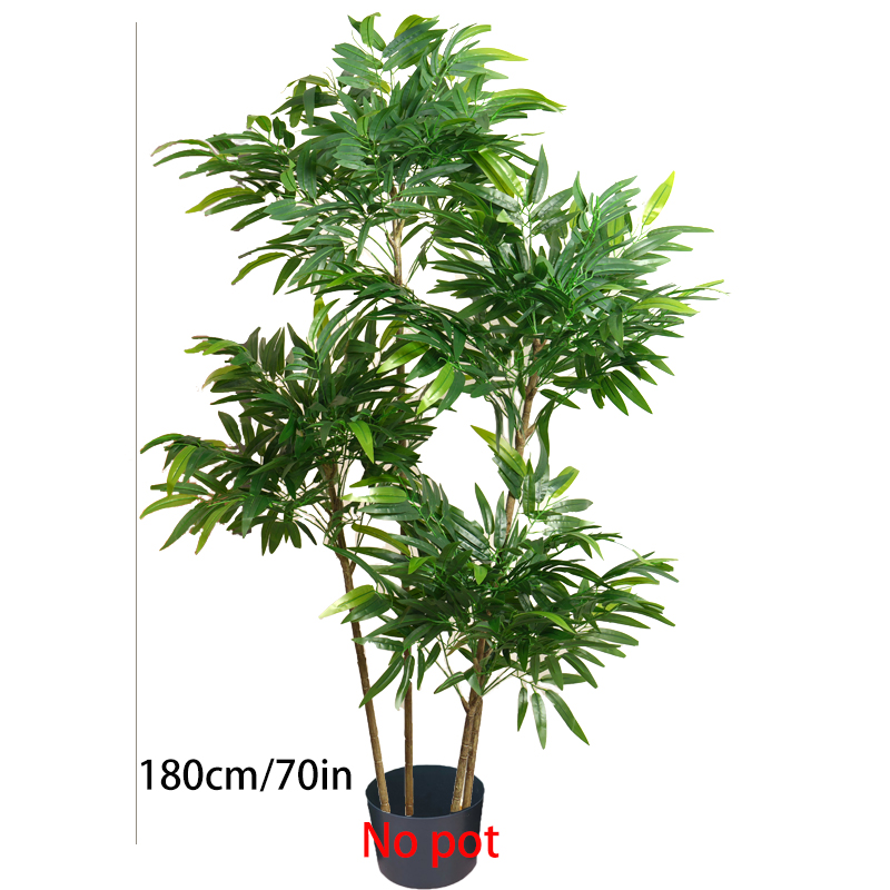 80-180cm 대형 인조 대나무 잎 나무, 가짜 야자 - Fiddle Leaf Fig 리뷰 및 가격