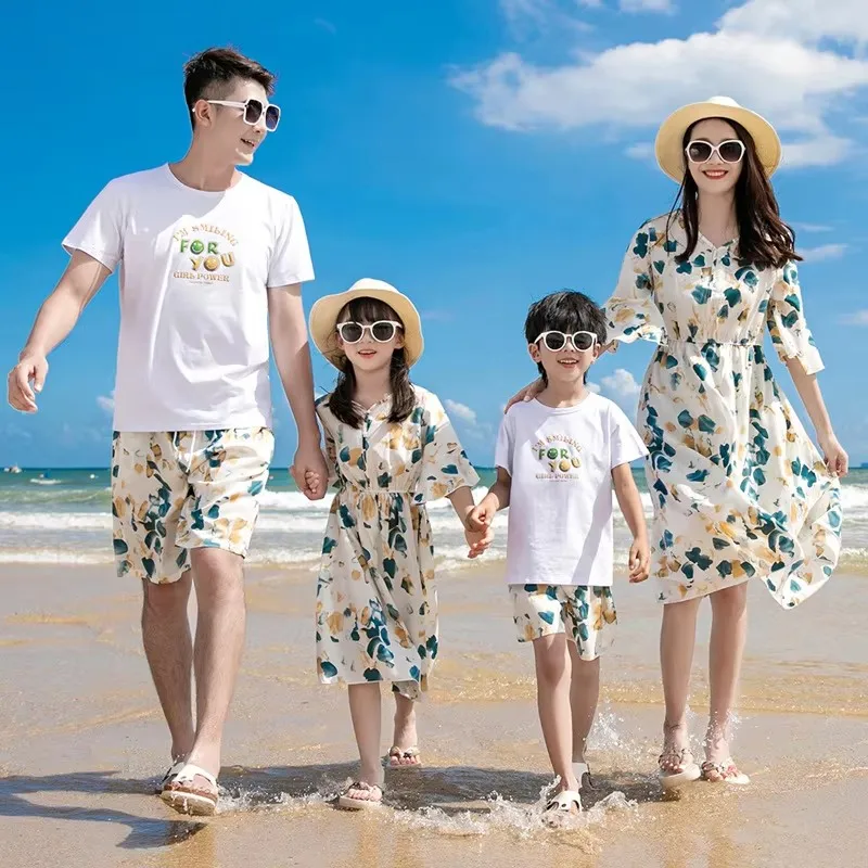 리조트 가족 옷 부모와 자식 해변 의류 엄마 딸 동등한 - Plant Parent Clothing 리뷰 및 가격