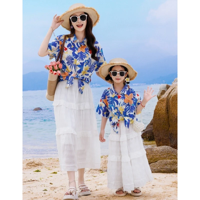 휴가 가족 커플룩 세트 엄마 딸 셔츠 스커트 캐주얼 아 - Plant Parent Shirt 리뷰 및 가격