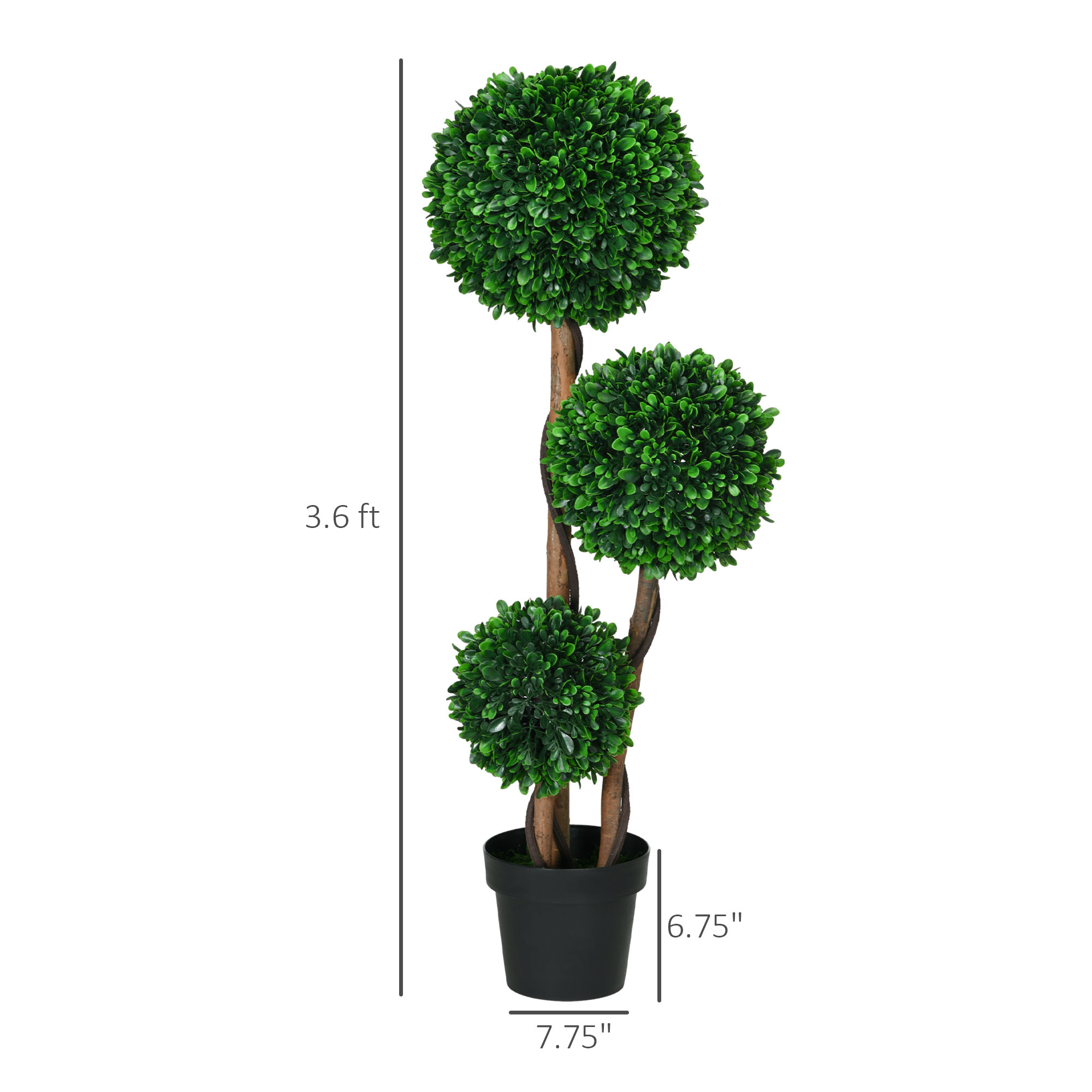 HOMCOM 43인치 인조 피클리프 무화과나무, 28개 - Fiddle Leaf Fig 리뷰 및 가격