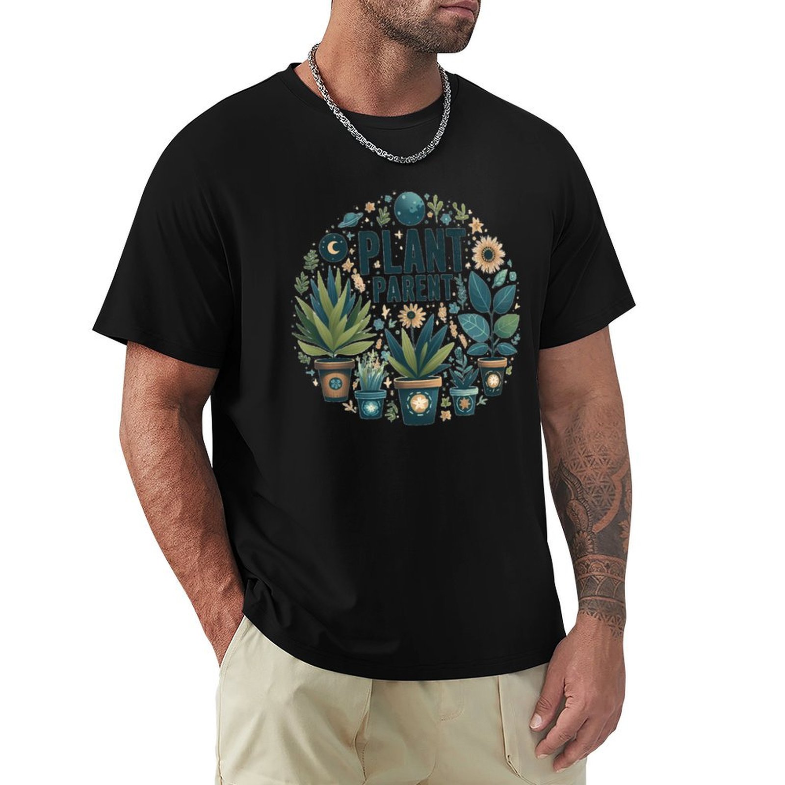Plant parent 티셔츠 아트 패턴 프린트 캐주얼 - Plant Parent Shirt 리뷰 및 가격